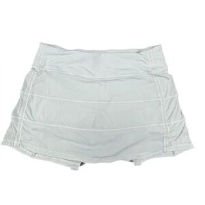 Lululemon | Pace Rival Skirt (Tall) | White‎ | Size 6 | Excellent Condition!!
